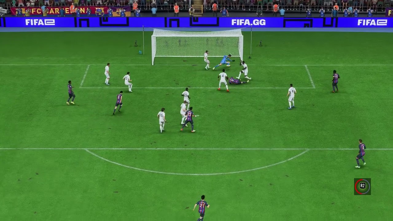 Beautiful goal by Robert Lewandowski - FIFA 23
