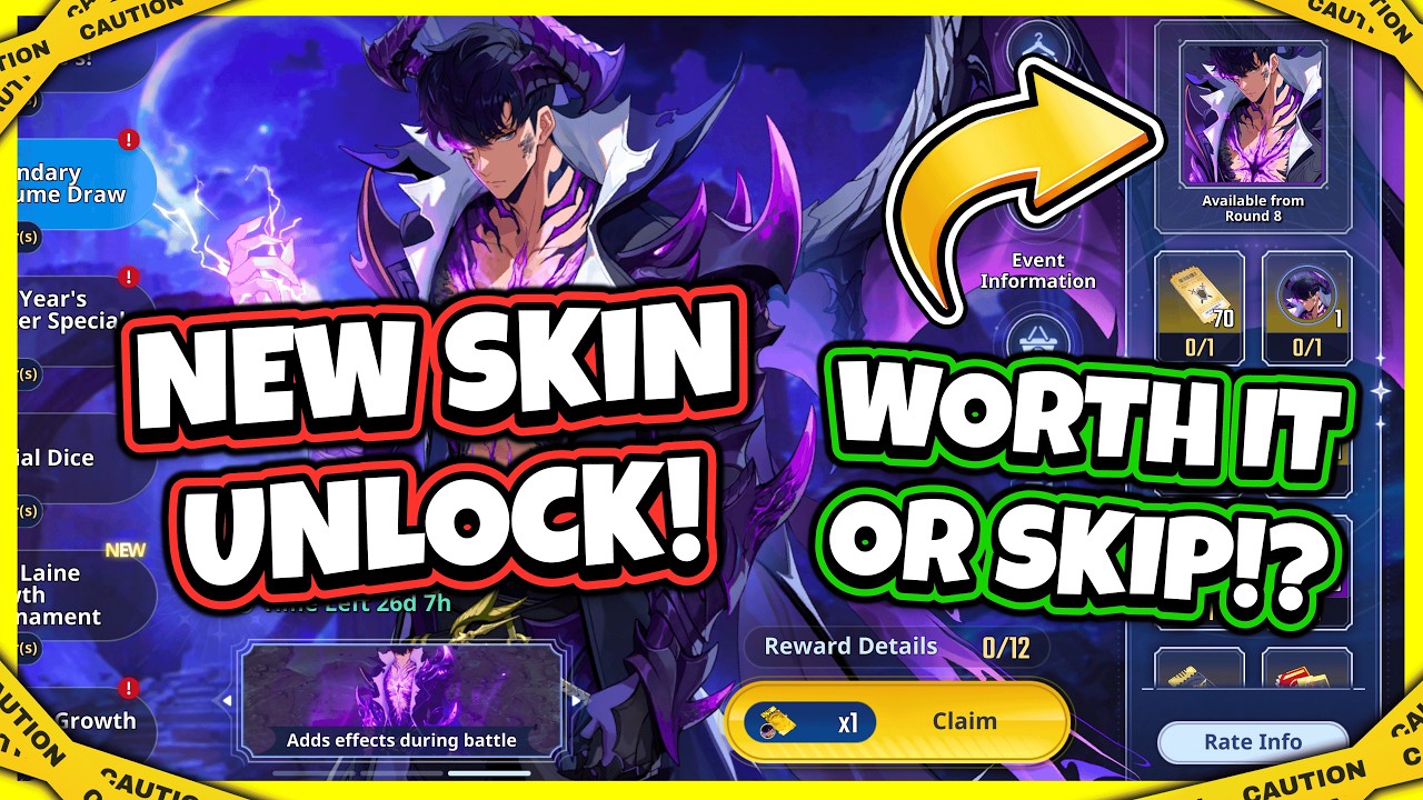 EPIC NEW SKIN SUMMONS & GAMEPLAY! WORTH IT OR NOT!? [Solo Leveling: Arise]