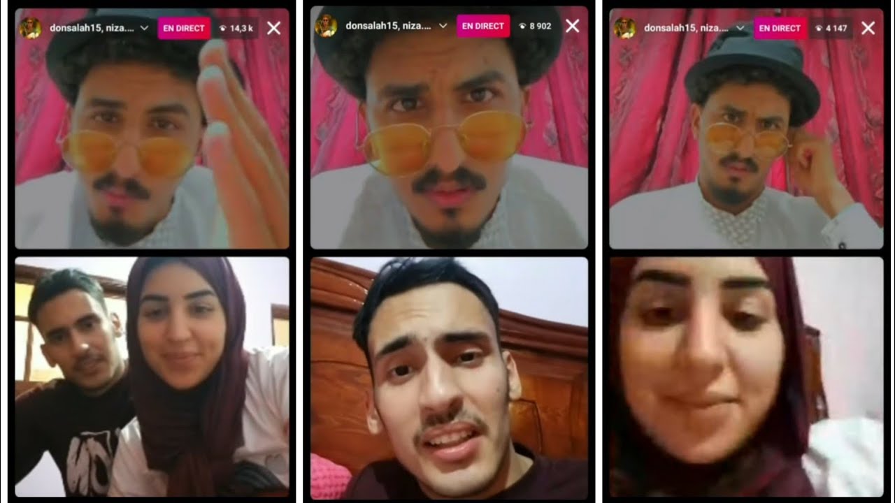 لايف دون صلاح و أكبر شمس العشية لنزار سبيتي و ندى حاسي || don salah vs nada & nizar 😂