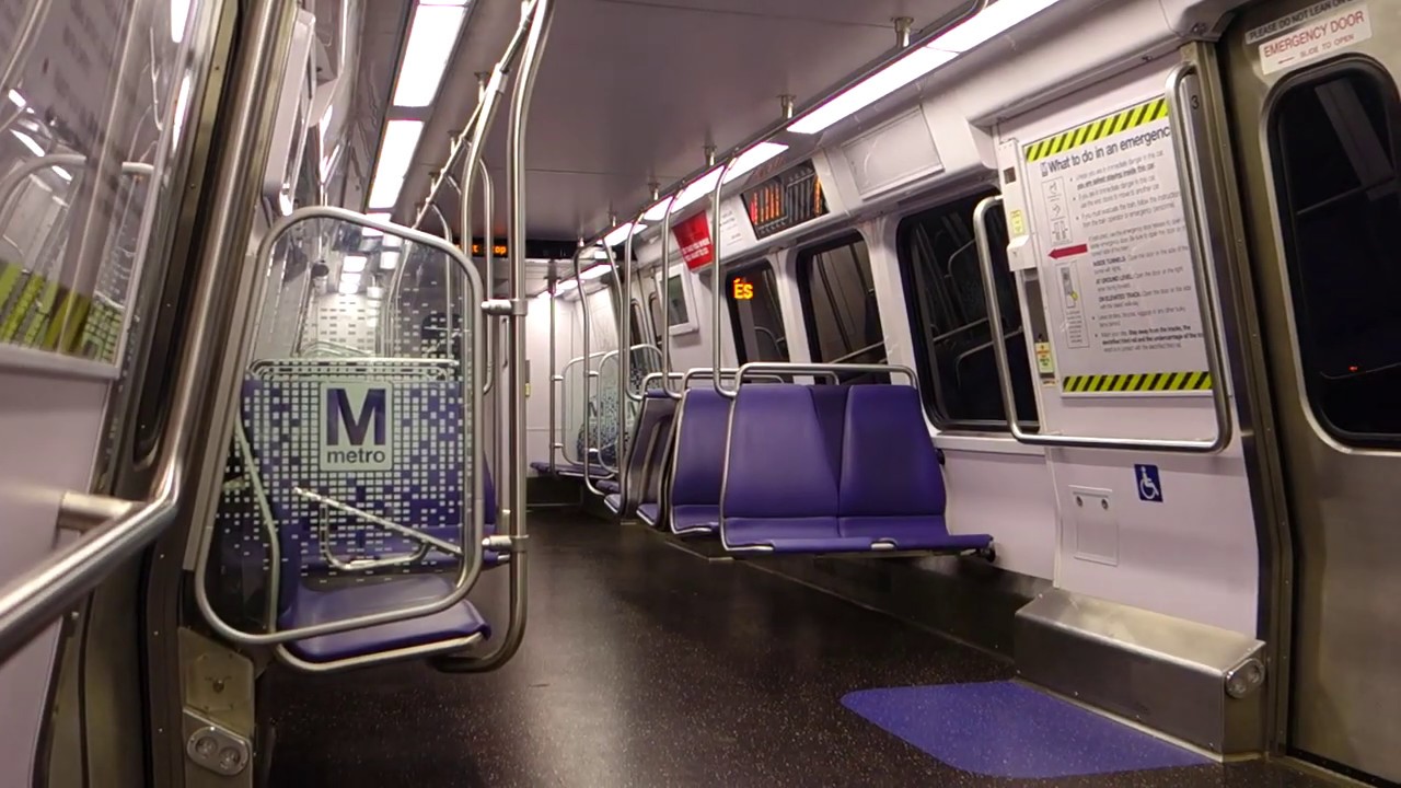 WMATA Metrorail : A Ride On-Board The Kawasaki 7000 Series Train On The Silver Line
