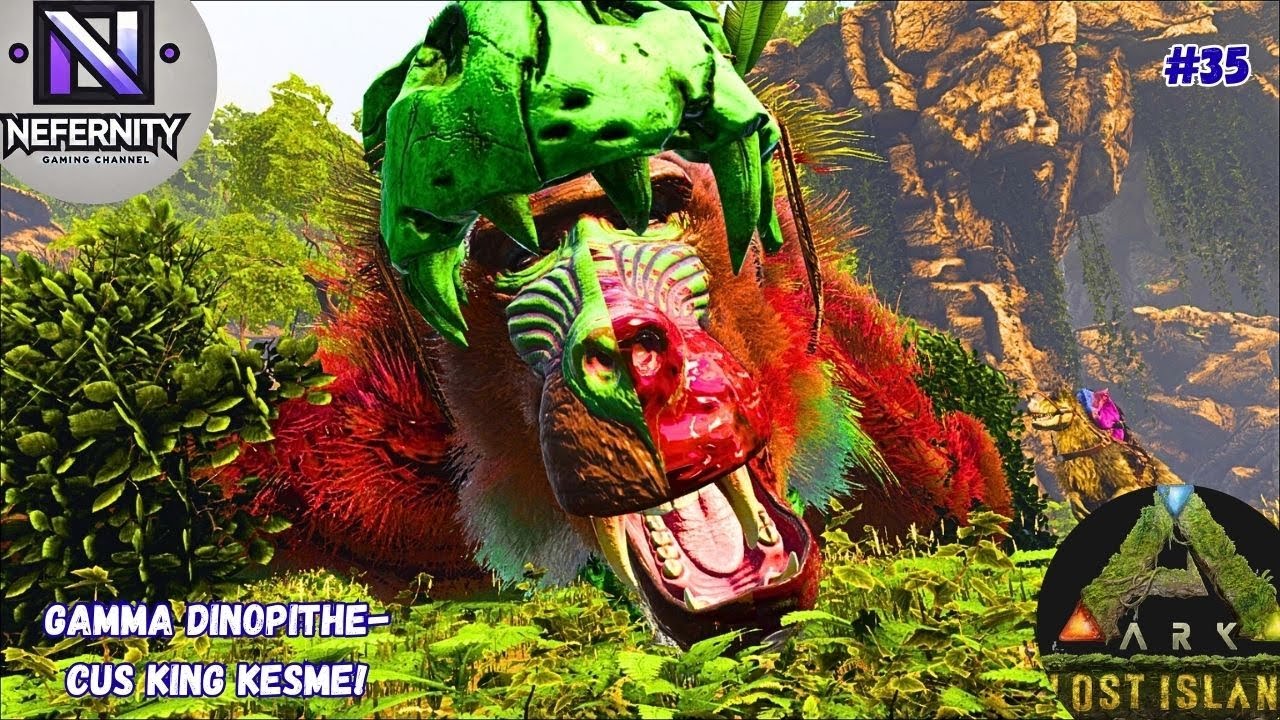 Bu Sefer Beni Mağlup Edemeyeceksin! Dinopithecus King Kesme! Ark: Survival Evolved | Lost Island #35
