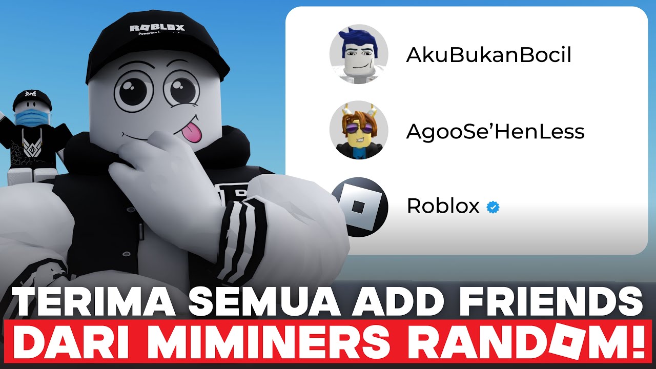 MIMIN COBA TERIMA PERTEMANAN DENGAN ORANG RANDOM DIROBLOX INI!
