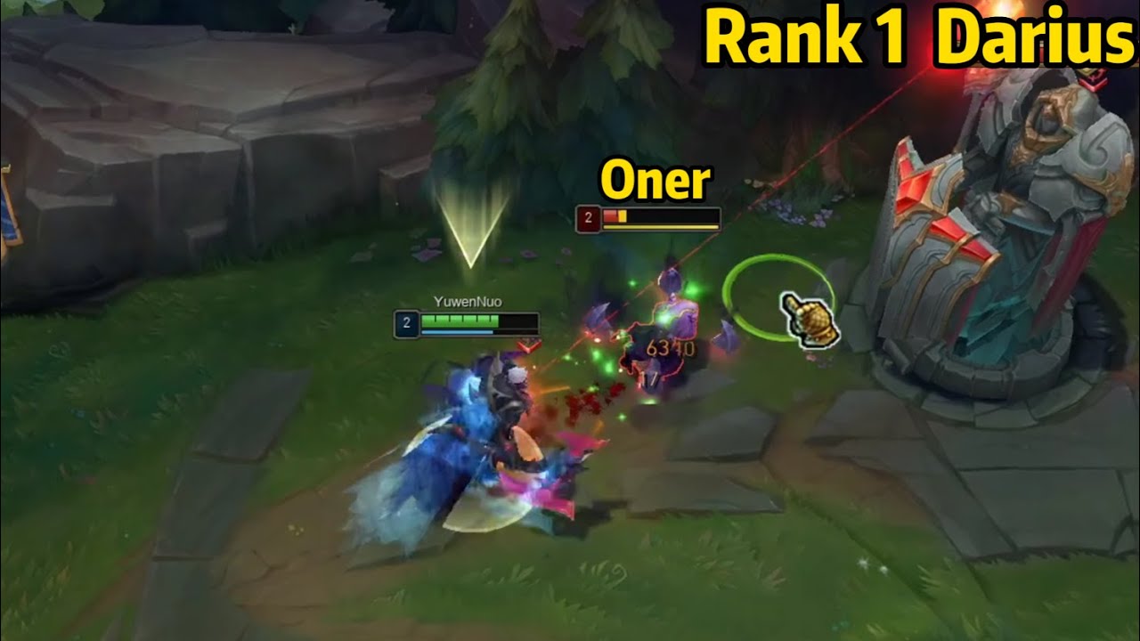 Rank 1 Darius: He Solo Killed T1 Oner at LEVEL 2!