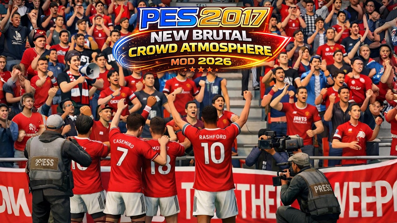 🔥PES 2017 New Brutal Crowd Atmosphere Mod 2026