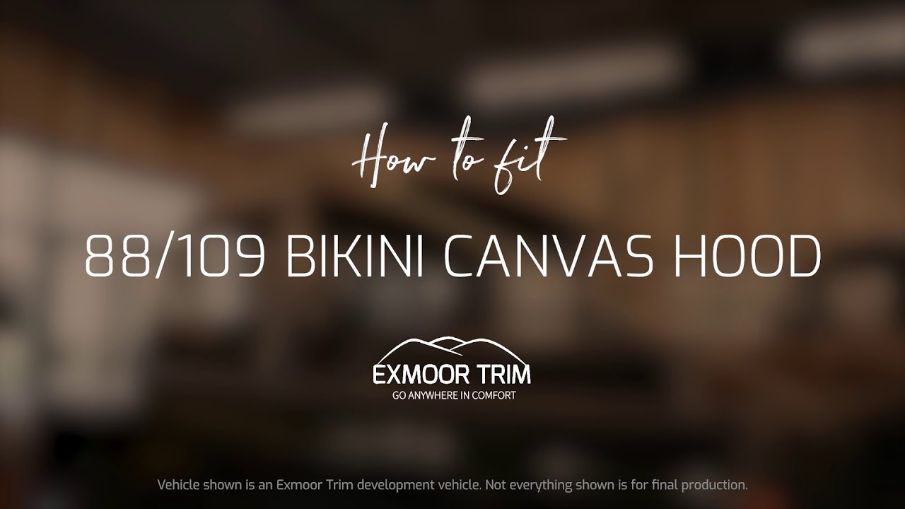 How To Fit an Exmoor Trim Series 2 / 3 88