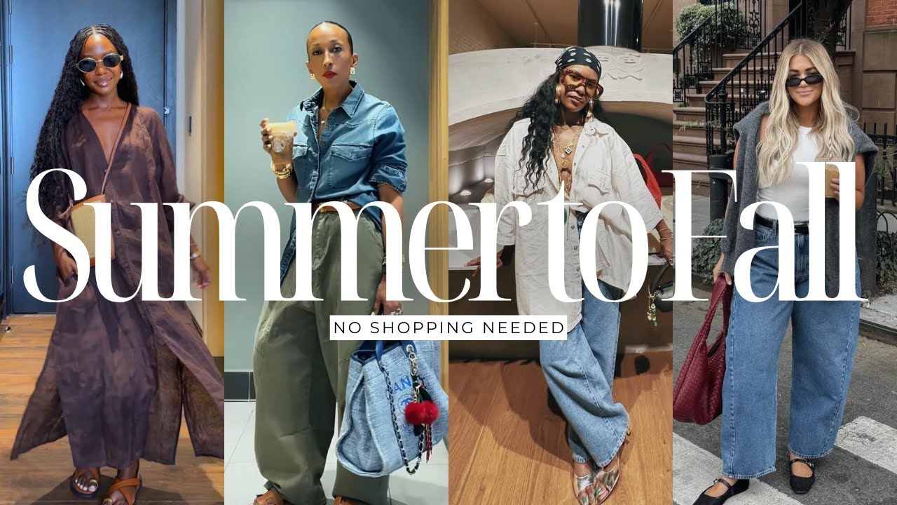 How to Transition Your Closet from Summer to Fall (Without Buying Anything!)