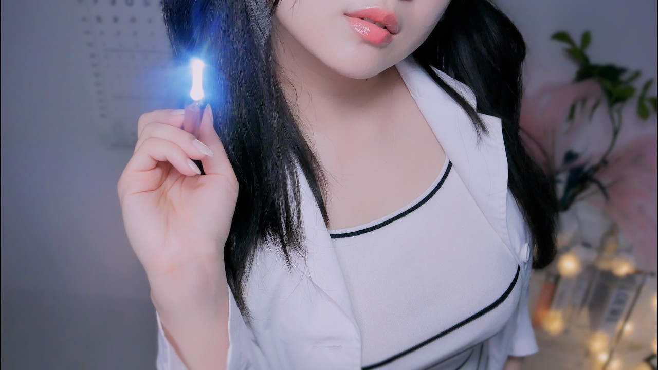 ASMR There's something In your eye?!  Relaxing  Eye Exam &Care Roleplay 🌙(ENG SUB)