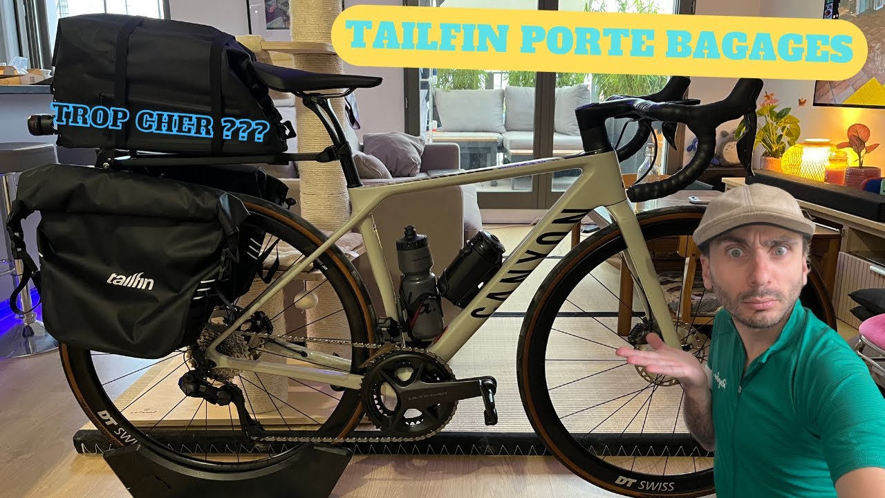 TEST - TAILFIN PORTE BAGAGES EN CARBONE ET SACCOCHES