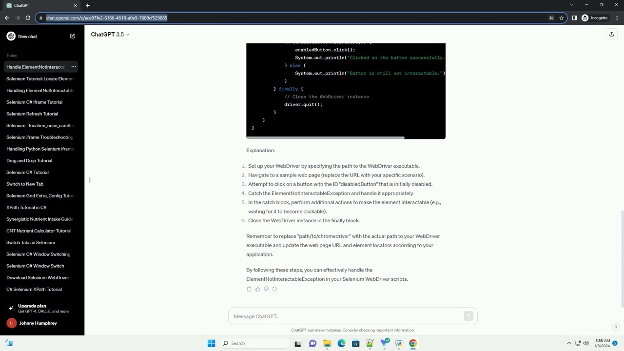 org openqa selenium elementnotinteractableexception element not interactable selenium java