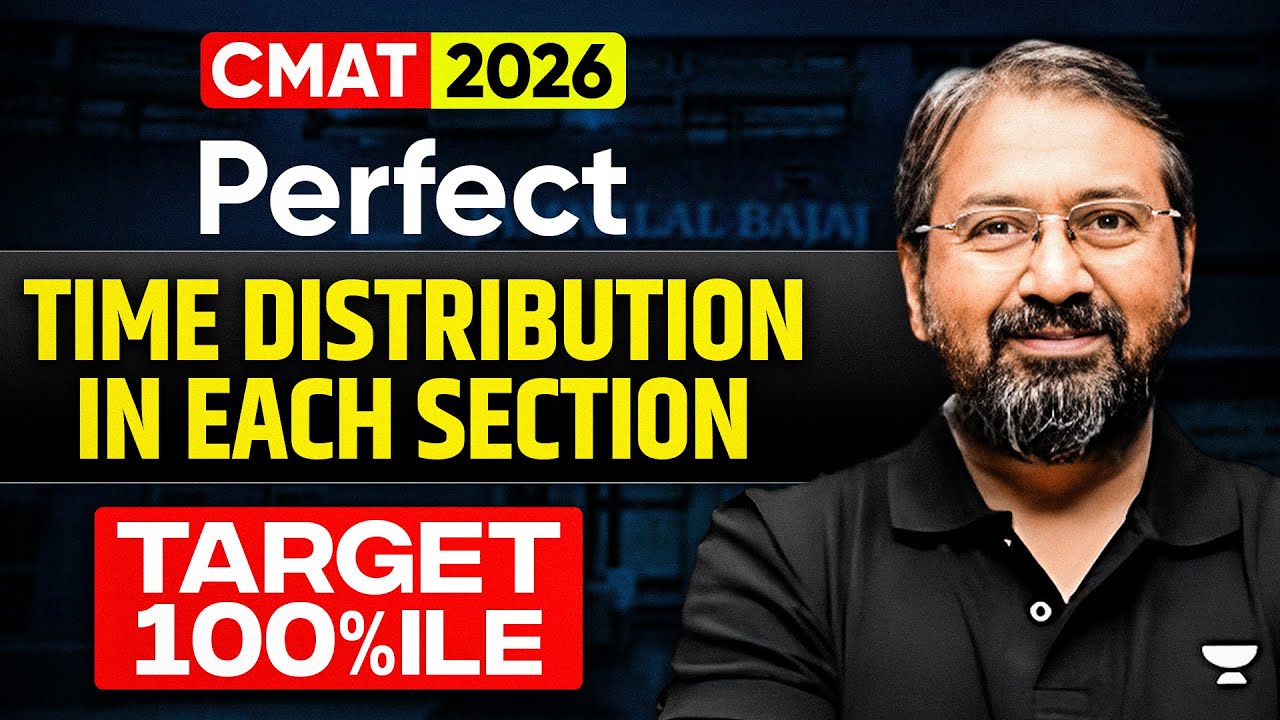 CMAT 2026: Section-Wise Time Management Strategy | Ronak Shah