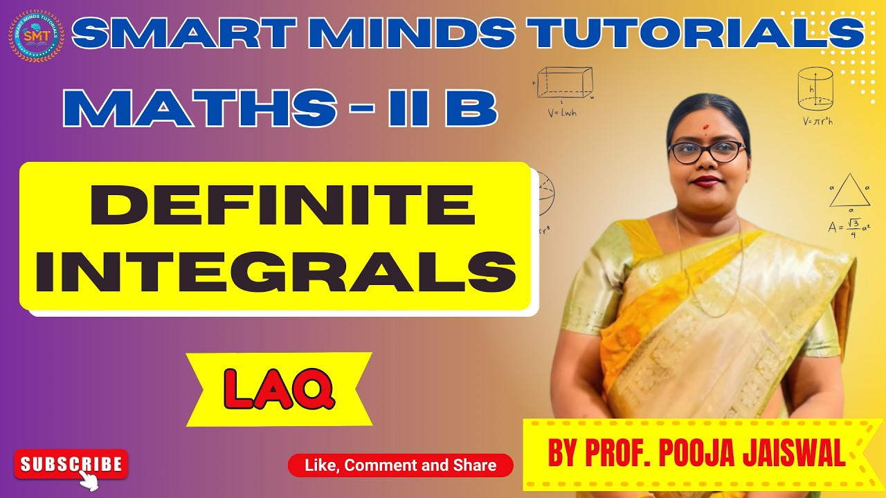 Maths IIB | Definite Integrals | Important LAQ | 7 Marks Long Answer Questions 📘🔥