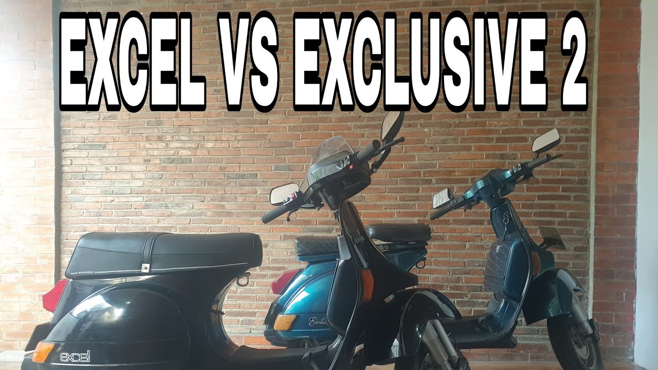 Vespa Excel 2004  VS  Exclusive 2004