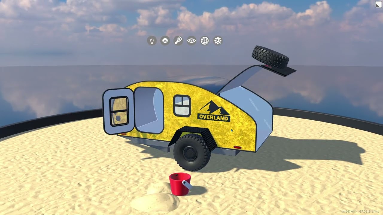 Teardrop Trailer Interactive - Verge 3D