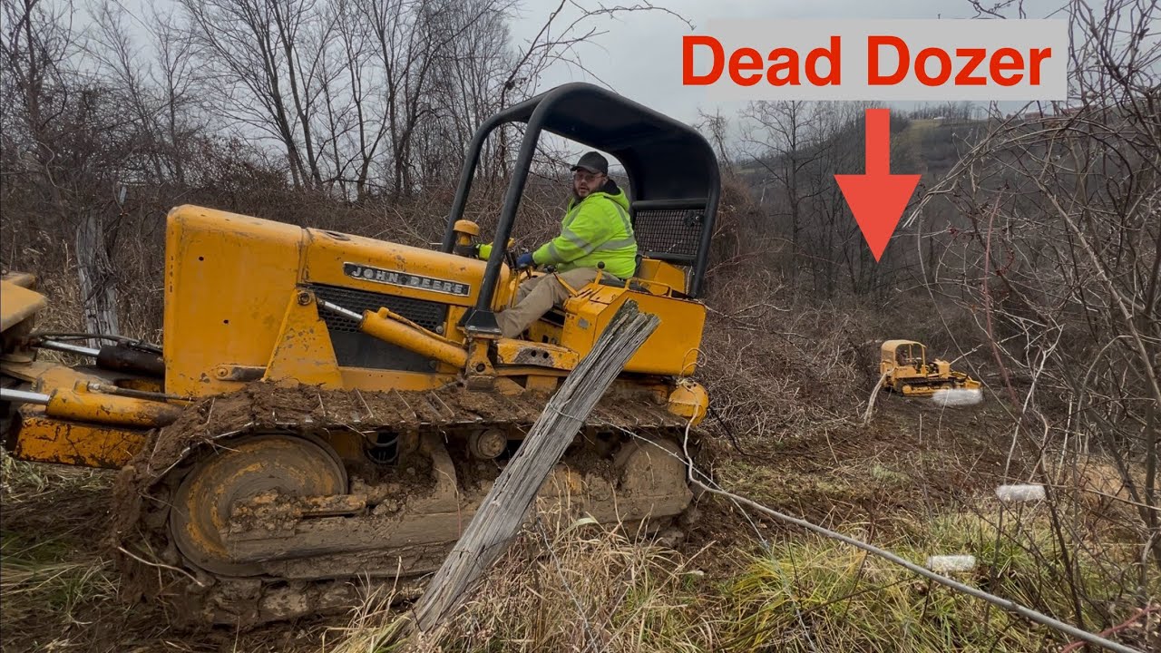 Recovering a John Deere 350 using a John Deere 450