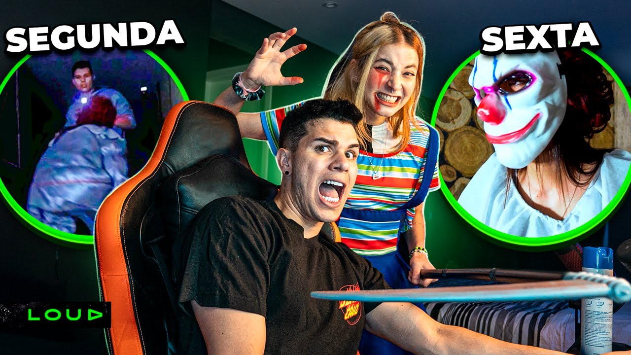 ASSUSTAMOS ELE POR UMA SEMANA SEGUIDA NA LOUD!!