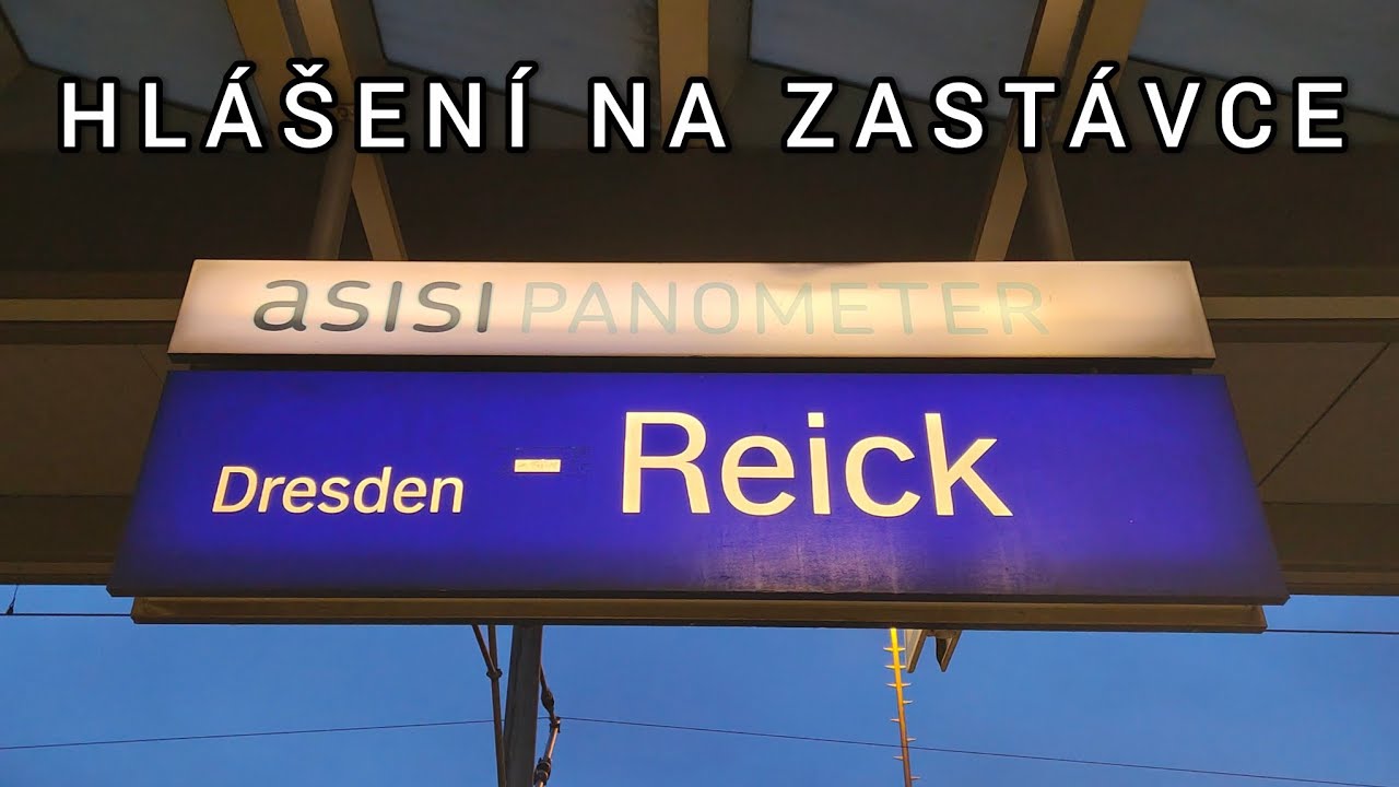 Hl&aacute;&scaron;en&iacute; na zast&aacute;vce Dresden-Reick [DB]