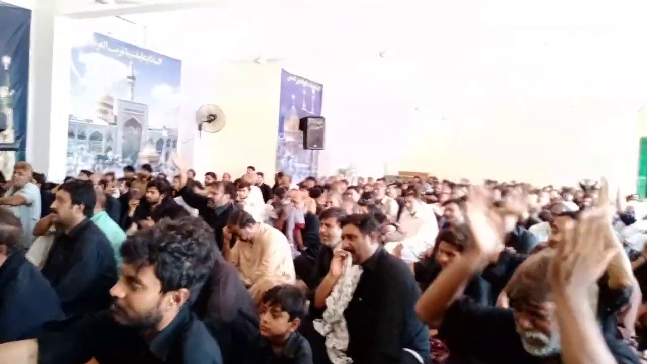 Zakir Kaleem Abbas Jhulana 9 Muharram Shahdat Moula Abbas as Markazi Imambargah Hussainia Khewra