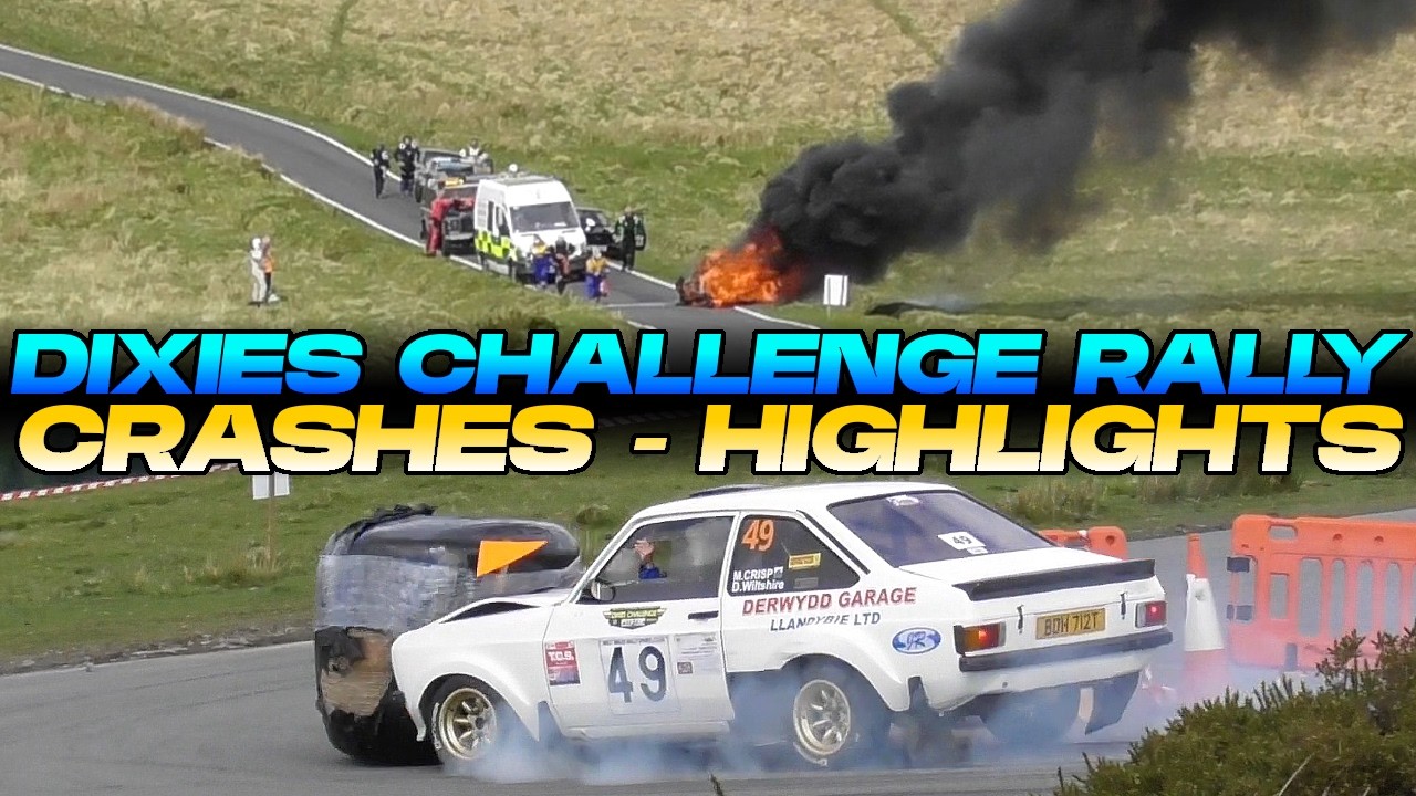 Аварии, лучшие моменты и чистый звук ралли Dixies Challenge, 05.03.2026