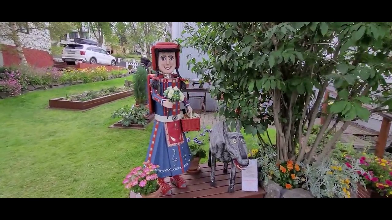 Fairy Tale Garden in Akureyri, Iceland