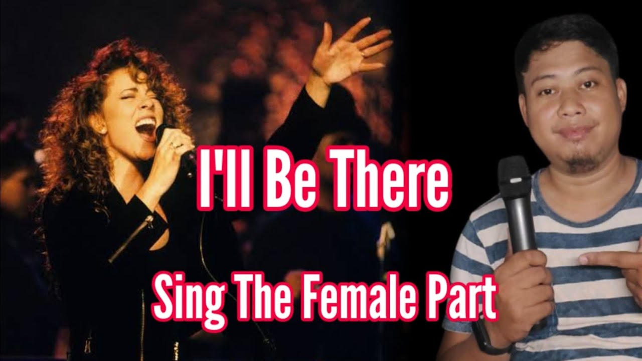 I'll Be There - Mariah Carey - Karaoke -Male Part Only..