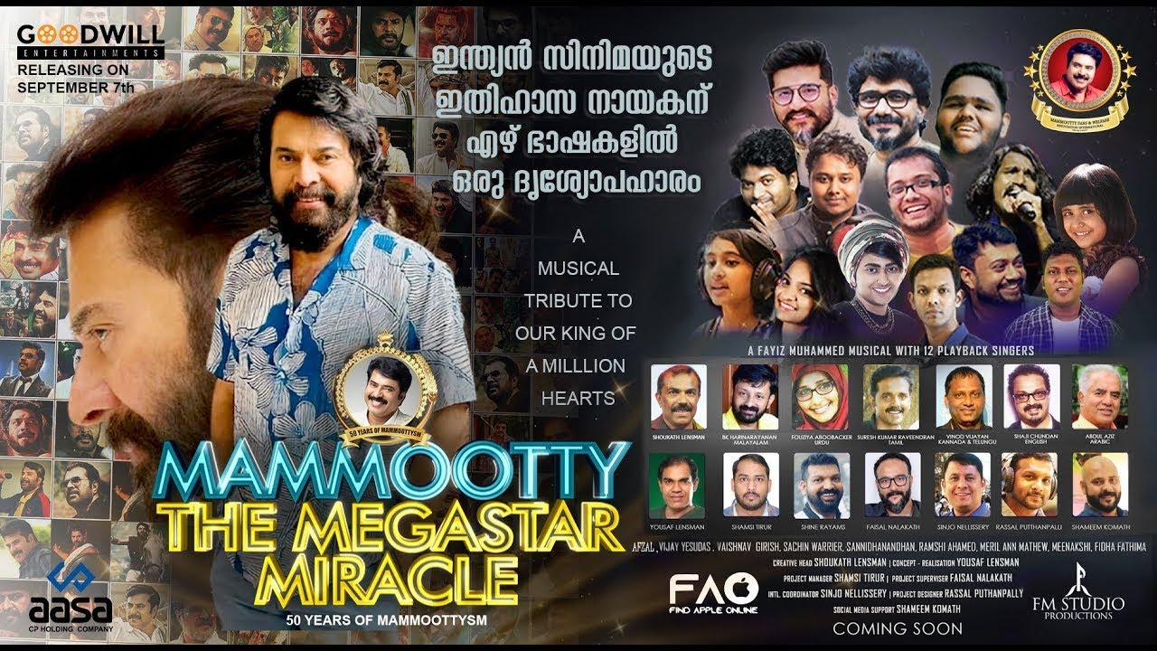 Mammootty The Megastar Miracle | Music Video | 50 Years Of Mammoottysm | Mammootty