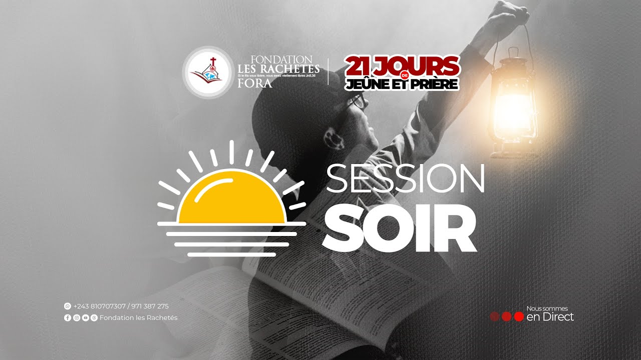 🔴[Live] 21 Jours de jeûne et prière Jour 3 | Session Soir | 03.02.2026 avec Revd Deborah Margert O