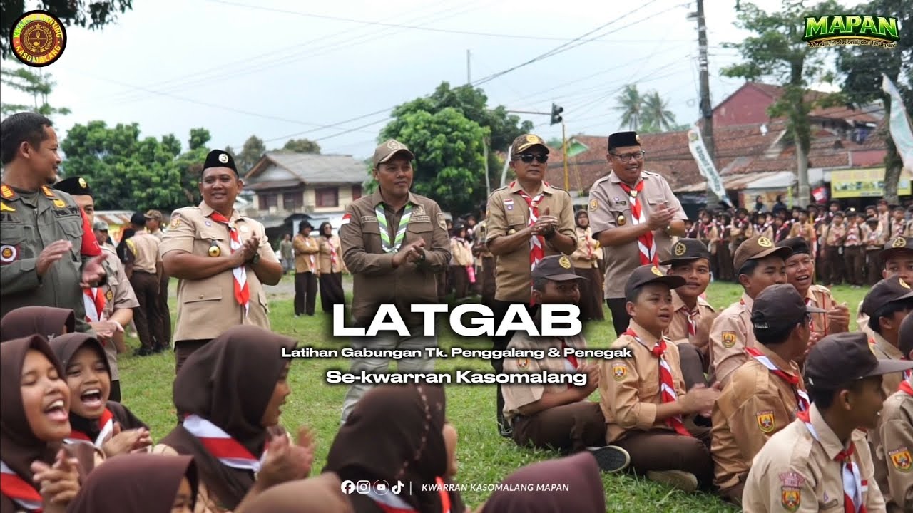 Kegiatan latihan gabungan pramuka se kwarran kasomalang