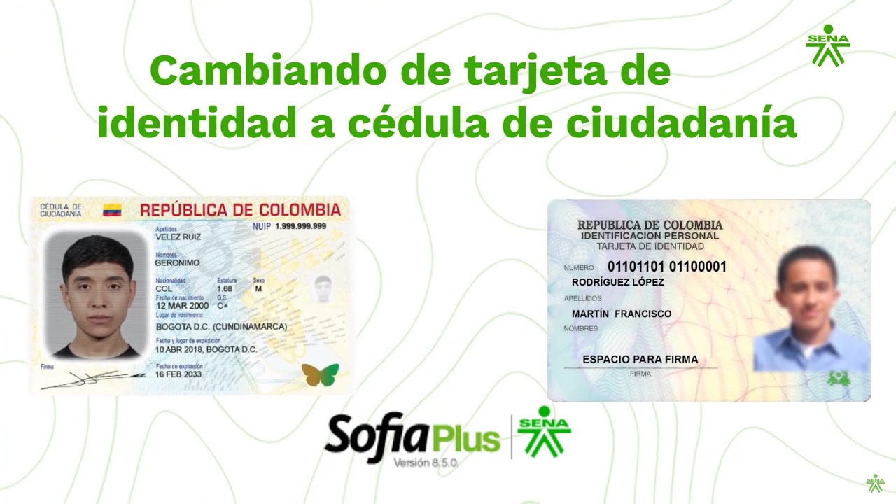 Como actualizar tu documento en Sofia Plus