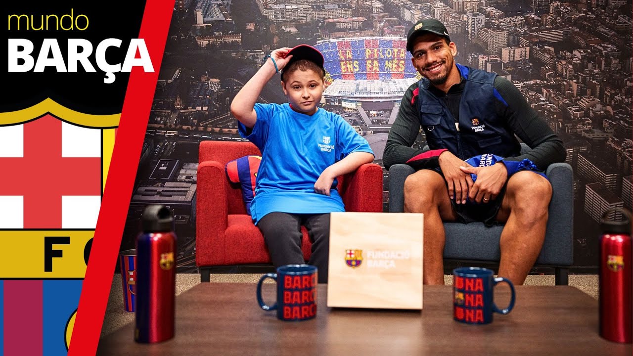 Araujo e Ian protagonizan el emotivo vídeo de la Fundación BARÇA en el Día Mundial de la Infancia