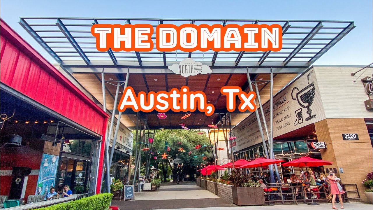 Walkthrough of The Domain - Outdoor Shopping Mall in Austin, Texas