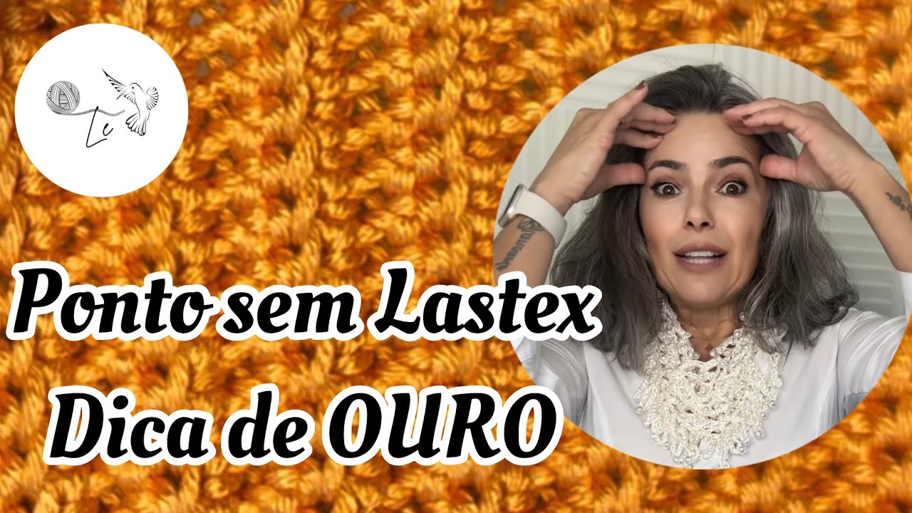 Dica de Ouro do Crochê: Ponto Que NÃO Precisa Lastex | Em Menos de 5 Minutos