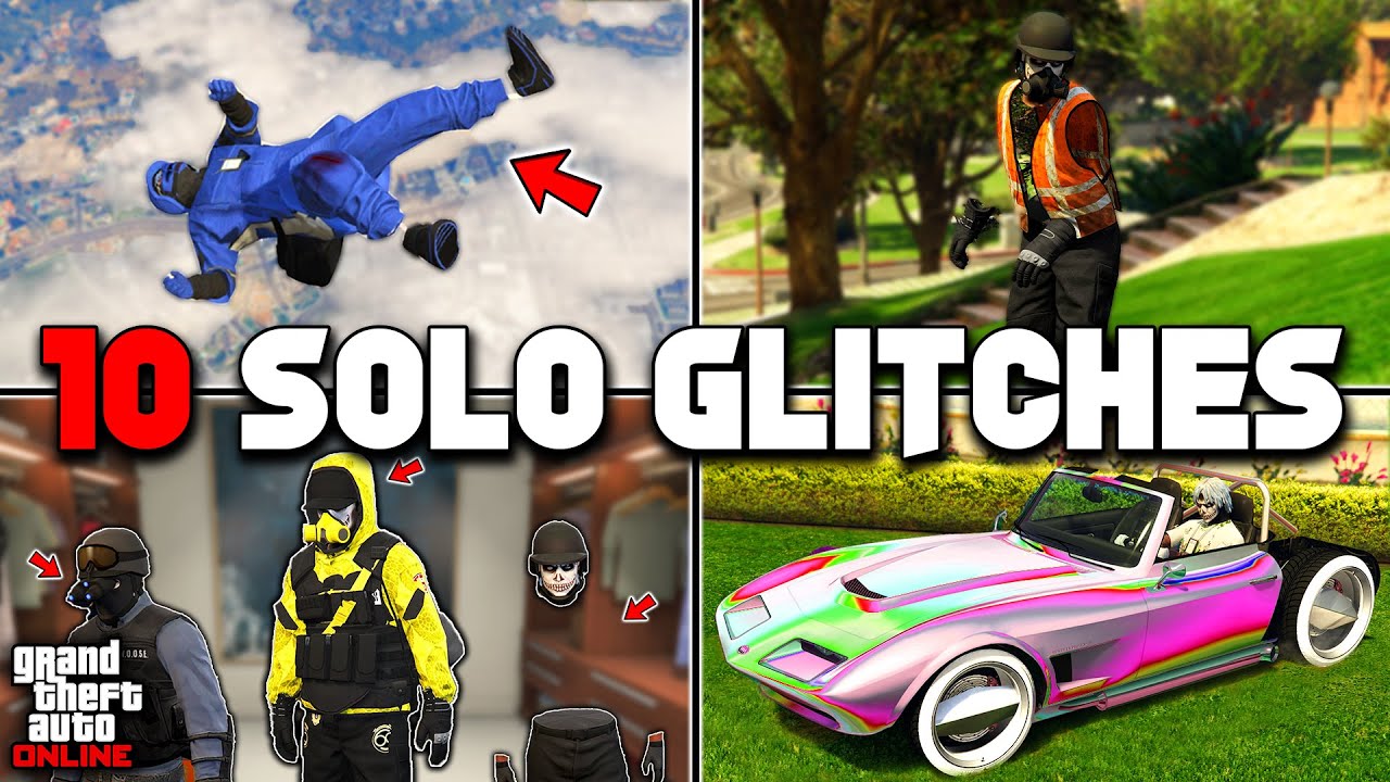 10 глюков одиночной игры в GTA 5 Online!