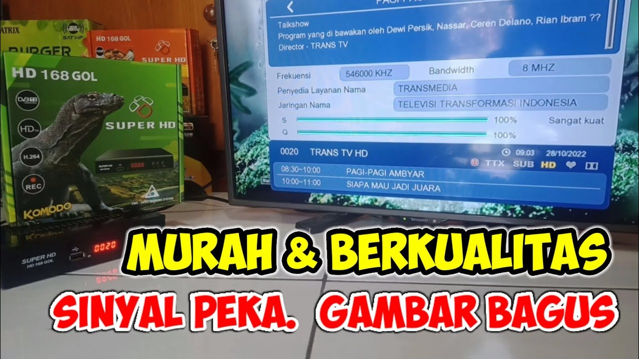 set top box terbaik harga murah set top box tv tabung dan tv LED