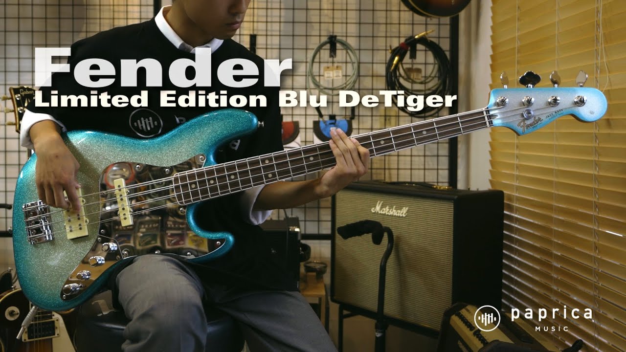 Fender Limited Edition Blu DeTiger x Player Plus Jazz Bass
