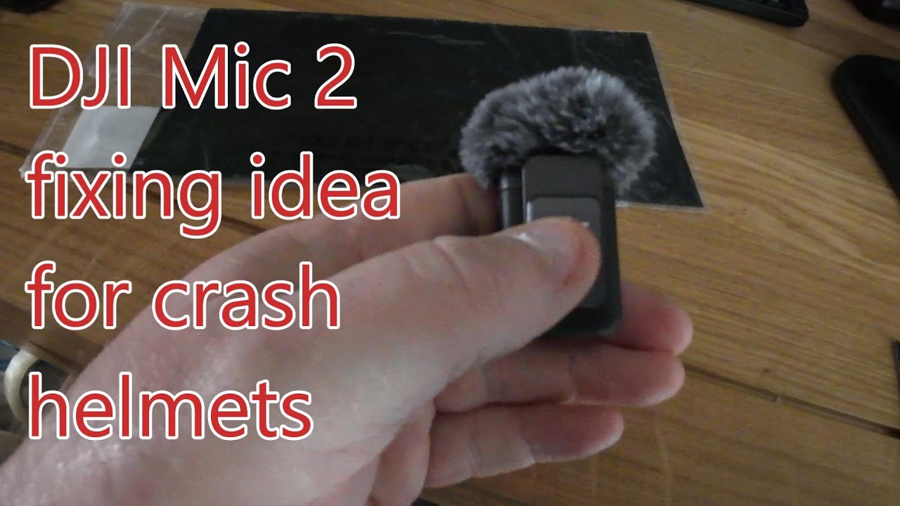Rubber steel strip to hold DJI Mic 2 in place in helmet#motovlogs