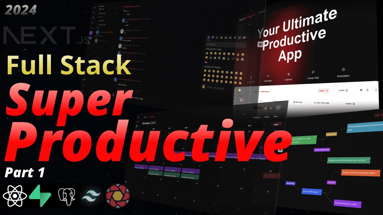 Build Your Ultimate Productivity App | Super Productive | Next.js, Supabase, TanStack Query | Part 1