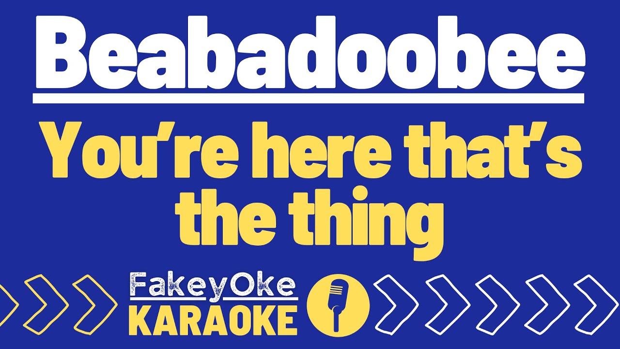 Beabadoobee - You’re here that’s the thing [Karaoke]