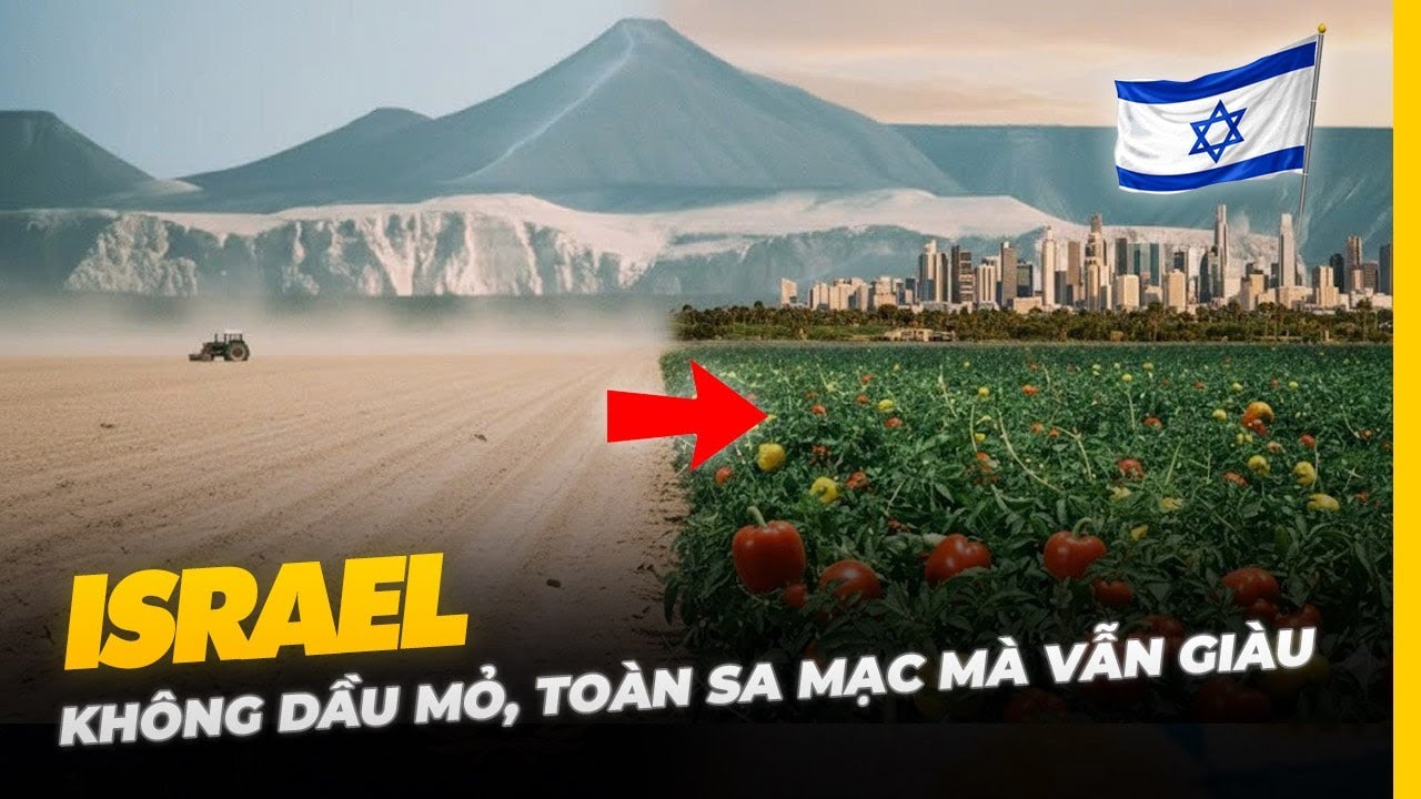 VÌ SAO ISRAEL KHÔNG DẦU MỎ, TOÀN SA MẠC MÀ VẪN GIÀU?