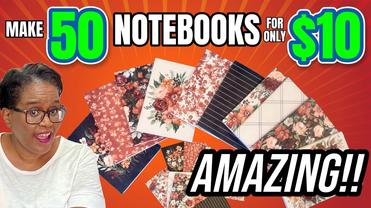 CRAFT FAIR GOLD!!  50 Notebooks For $10(PERFECT GIFT)!   The Secret Is…