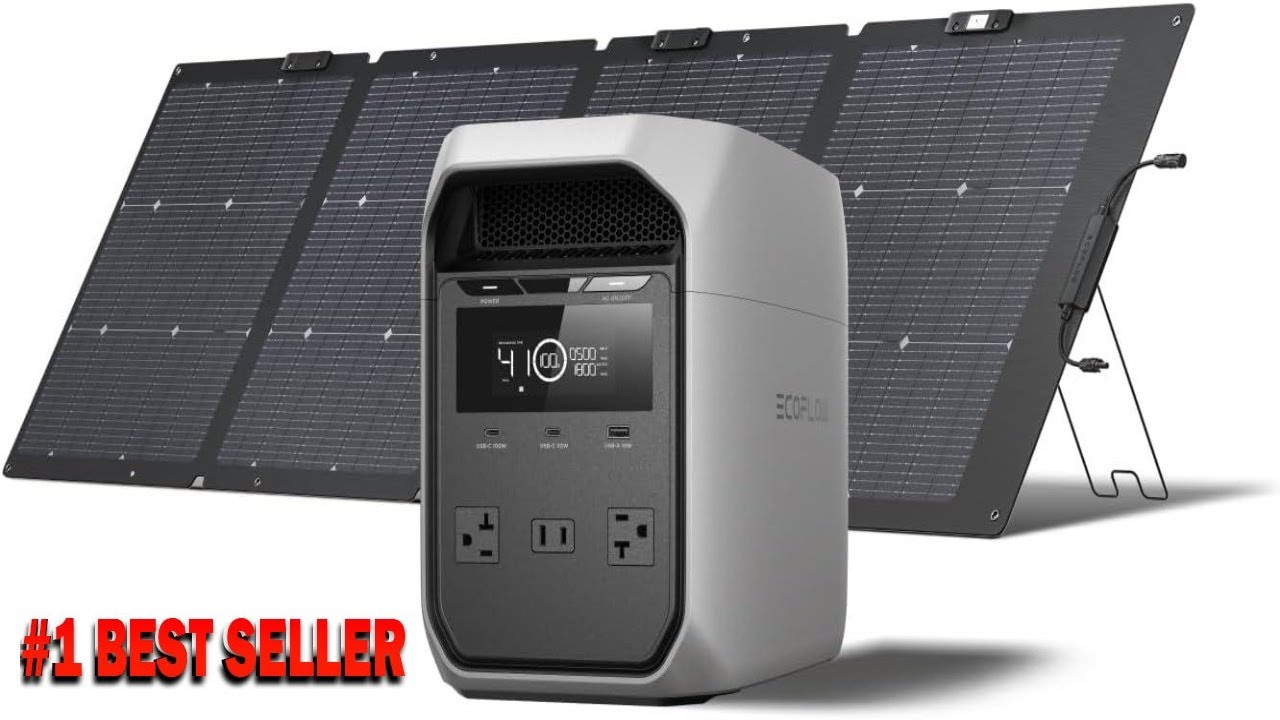 Солнечный генератор EF ECOFLOW DELTA 3 Classic с солнечной панелью 220 Вт 1024 Вт&middot;ч - B0FRMQPZF6