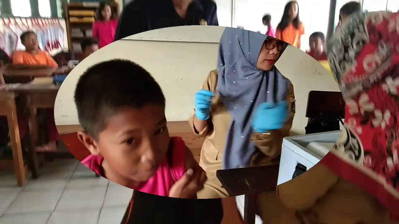 SDN Cengkareng Barat 07 Pagi Kls VIB Suntik Difteri Ke 3
