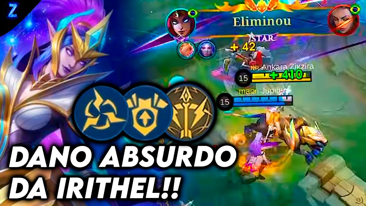 OLHA O DANO DESSES ATAQUES B&Aacute;SICOS! - IRITHEL GAMEPLAY | Mobile Legends