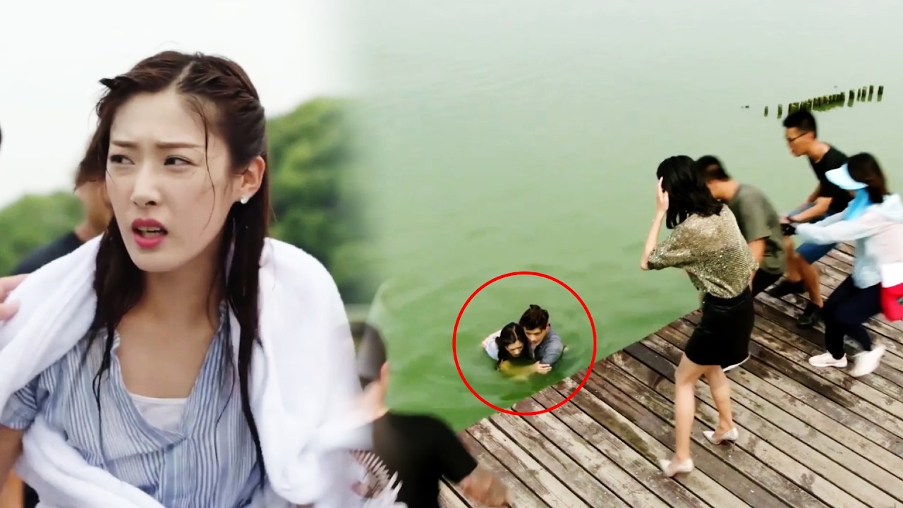 女明星耍大牌把灰姑娘推進水里，卻沒想到她竟是總裁夫人，下一秒總裁封殺女明星！#cdrama