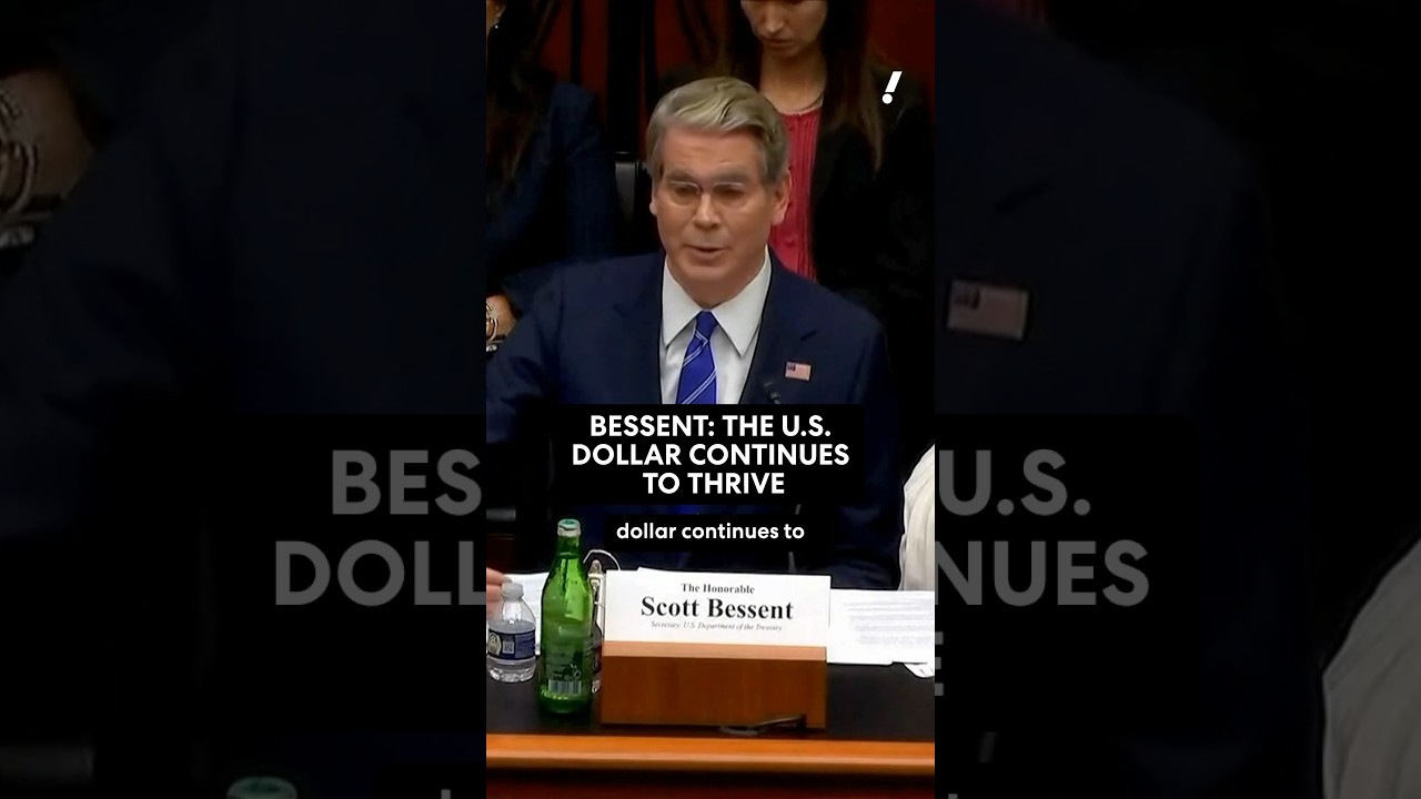 Бессент считает, что доллар США процветает. 💵