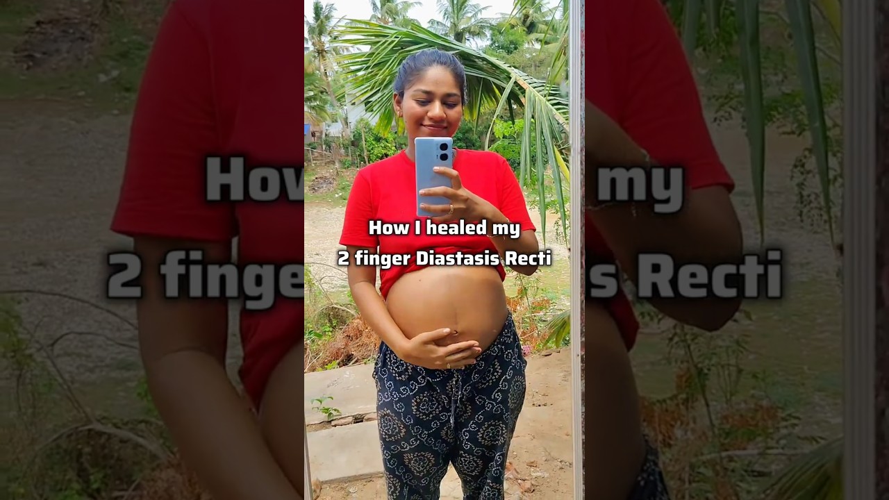 ‼️How I lost 13 Kgs weight after Pregnancy⁉️ Home workouts 💯🔥 #diastisisrecti #postpartumworkout