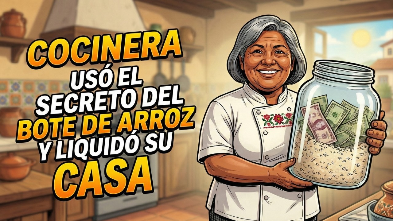 Cómo una COCINERA de 50 Años usó el Secreto del BOTE DE ARROZ y LIQUIDÓ SU CASA PROPIA