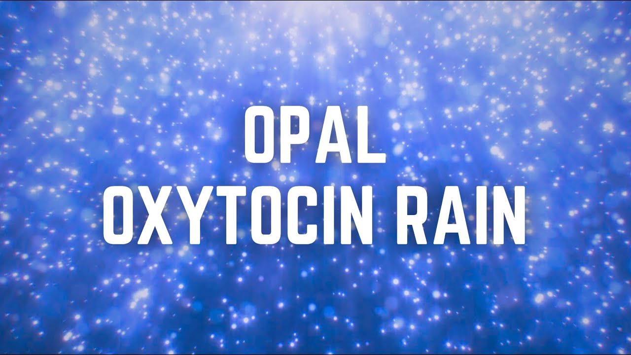 OPAL OXYTOCIN RAIN | 12 Hours | Black Screen | No Midway Ads | Sleep/ Relax/ Focus/ Calm Down Fast