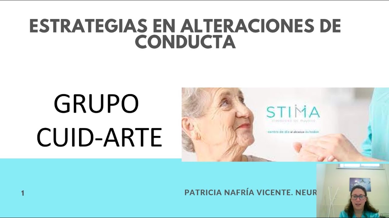 Estrategias en alteración de conducta en mayores
