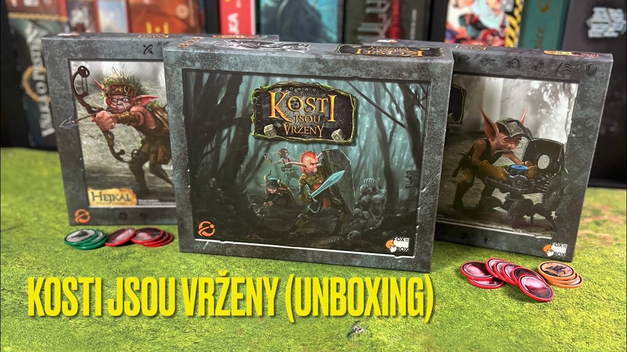 Kosti jsou vrženy (Too many bones) - bezprostředn&iacute; Unboxing