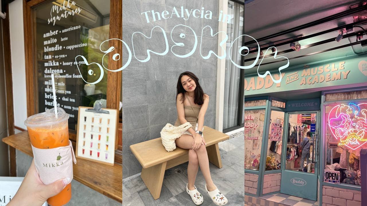 thailand vlog / exploring bangkok in 3 days!? unique cafes, chatuchak market, shopping🛍🇹🇭